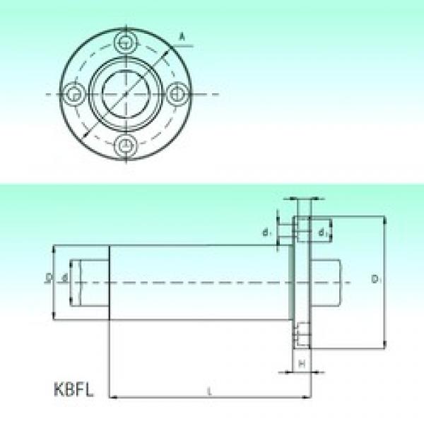 Outer Diameter (mm) NBS KBFL 12 linear-bearings #3 image