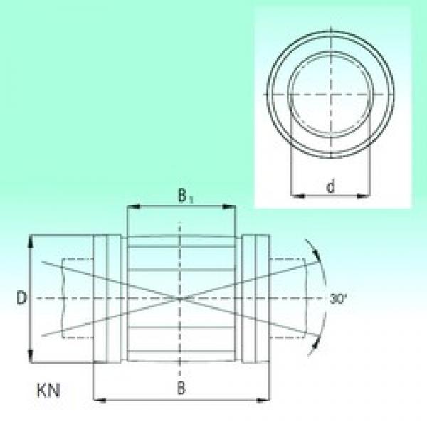 12 mm x 22 mm x 32 mm Width (mm) NBS KN1232 linear-bearings #3 image