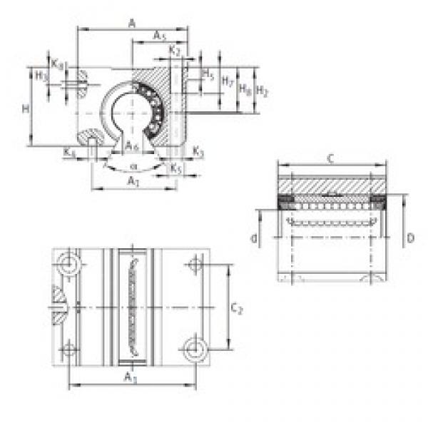 A6 INA KGNO 16 C-PP-AS linear-bearings #3 image