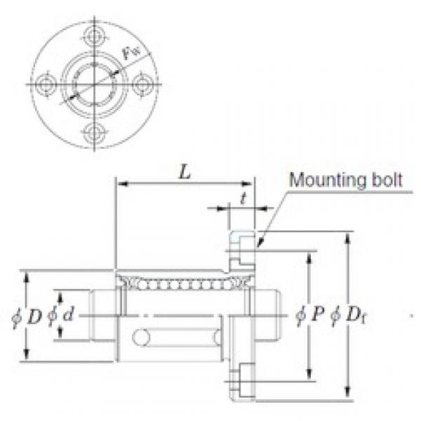 Basic dynamic load rating (C) KOYO SDMF30 linear-bearings #3 image