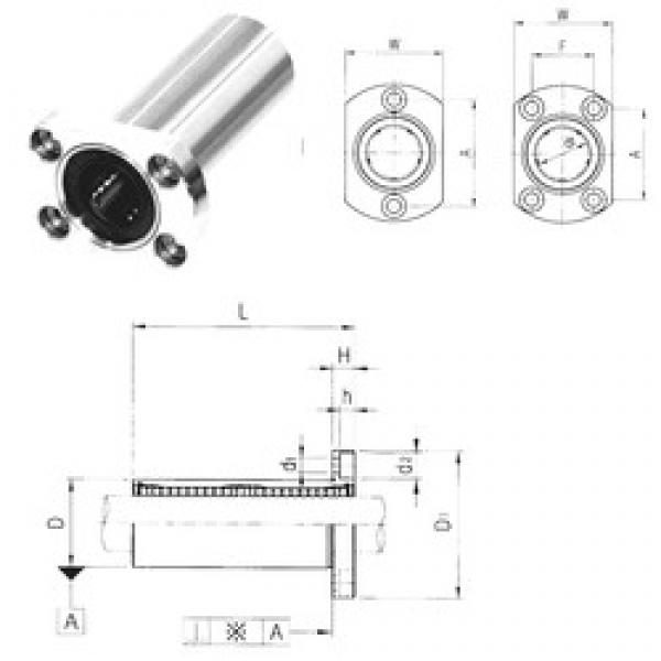 Outer Diameter (mm) Samick LMH30LUU linear-bearings #3 image