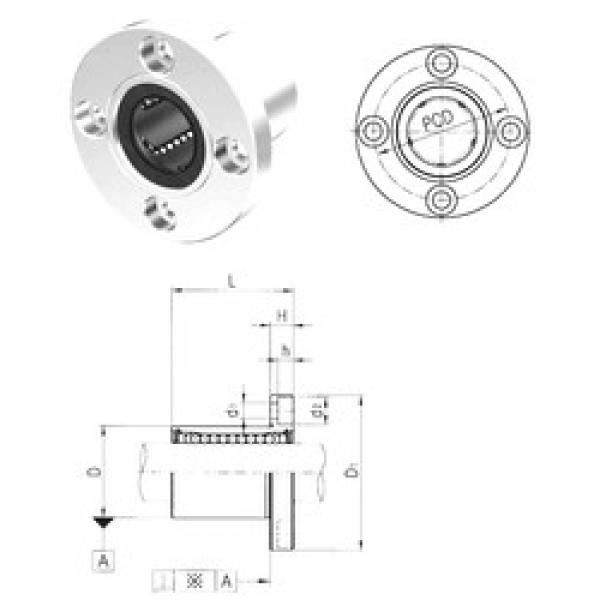 Bore Diameter (mm) Samick LMEF40UU linear-bearings #3 image
